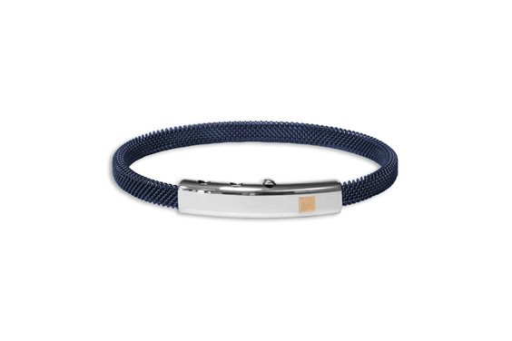 Bracciale Borsari gioielli Uomo Cosmo in Acciaio BR-COS18P - BR-COS18P